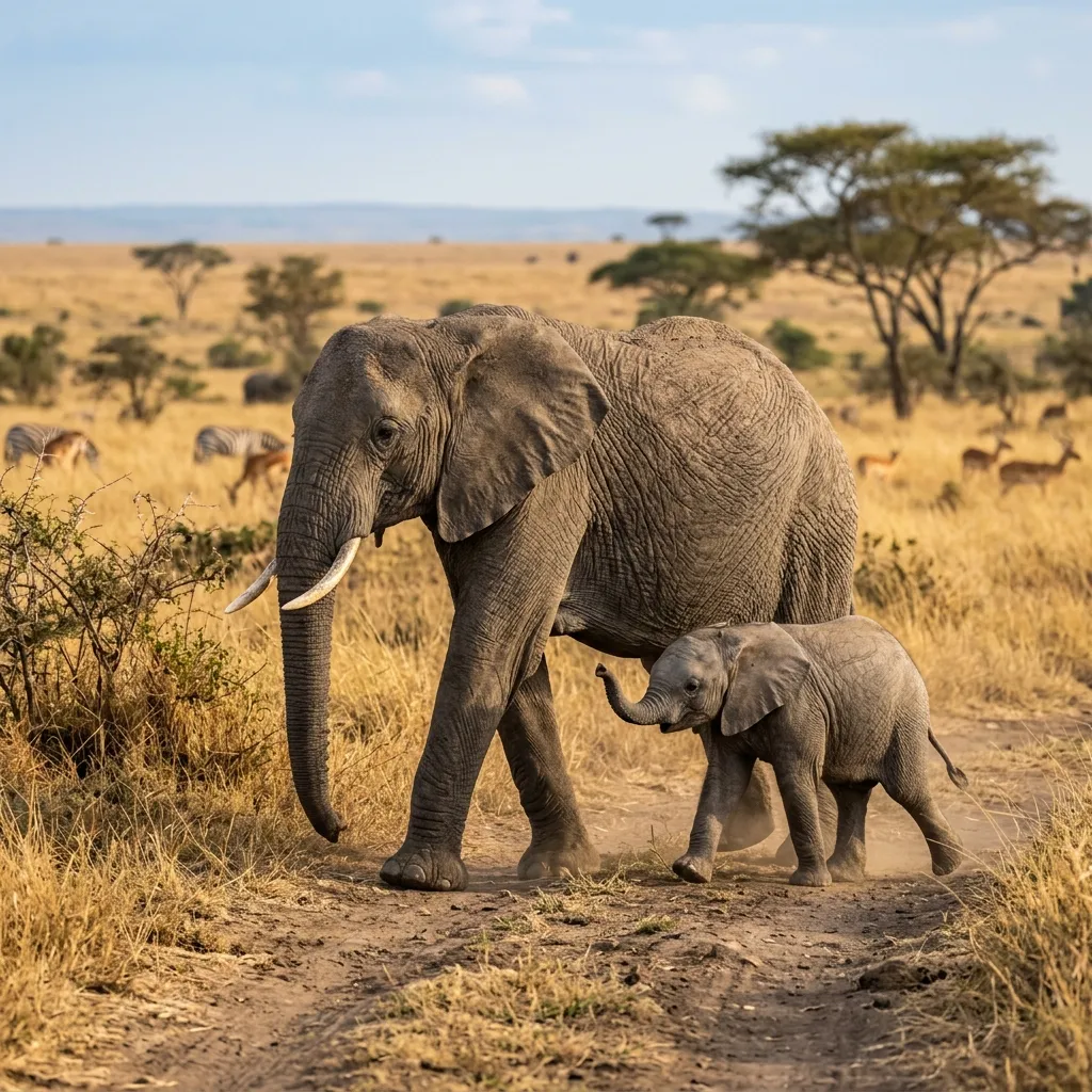 African Savanna Elephant - Life cycle