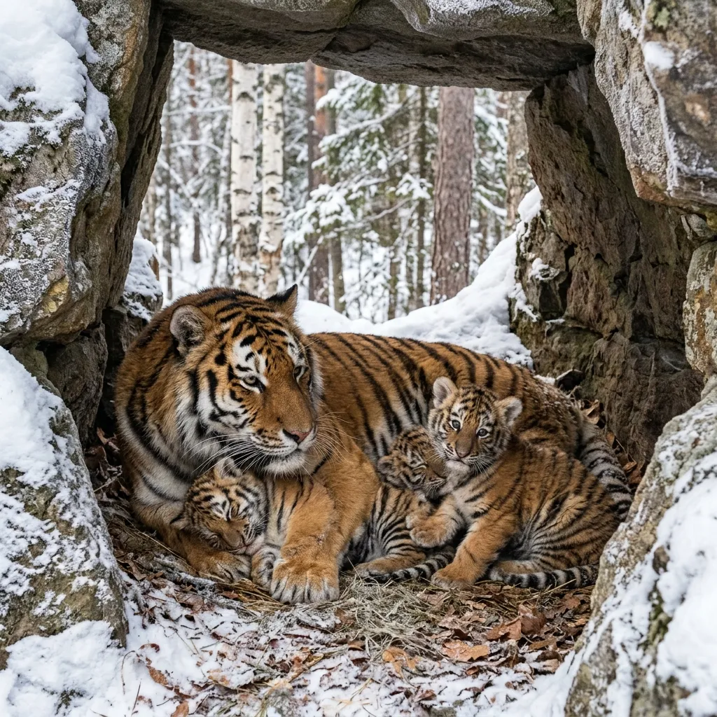 Amur Tiger - Life cycle