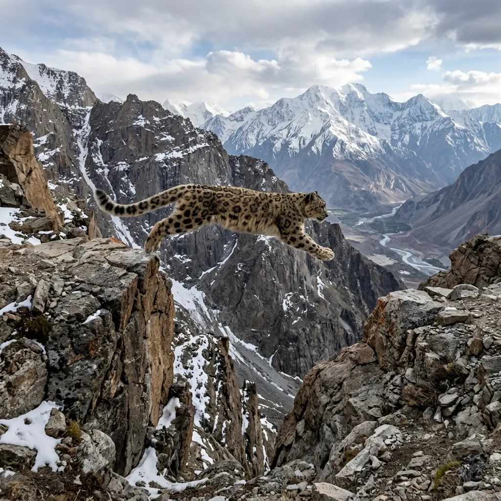 Snow Leopard - Behavior in the field